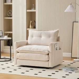 # Europe Stock  Lounge Chair With Armrests Large Single Swivel Sofa For Living Room